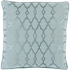 Light Gray, Teal / Down Feather / 18" x 18"