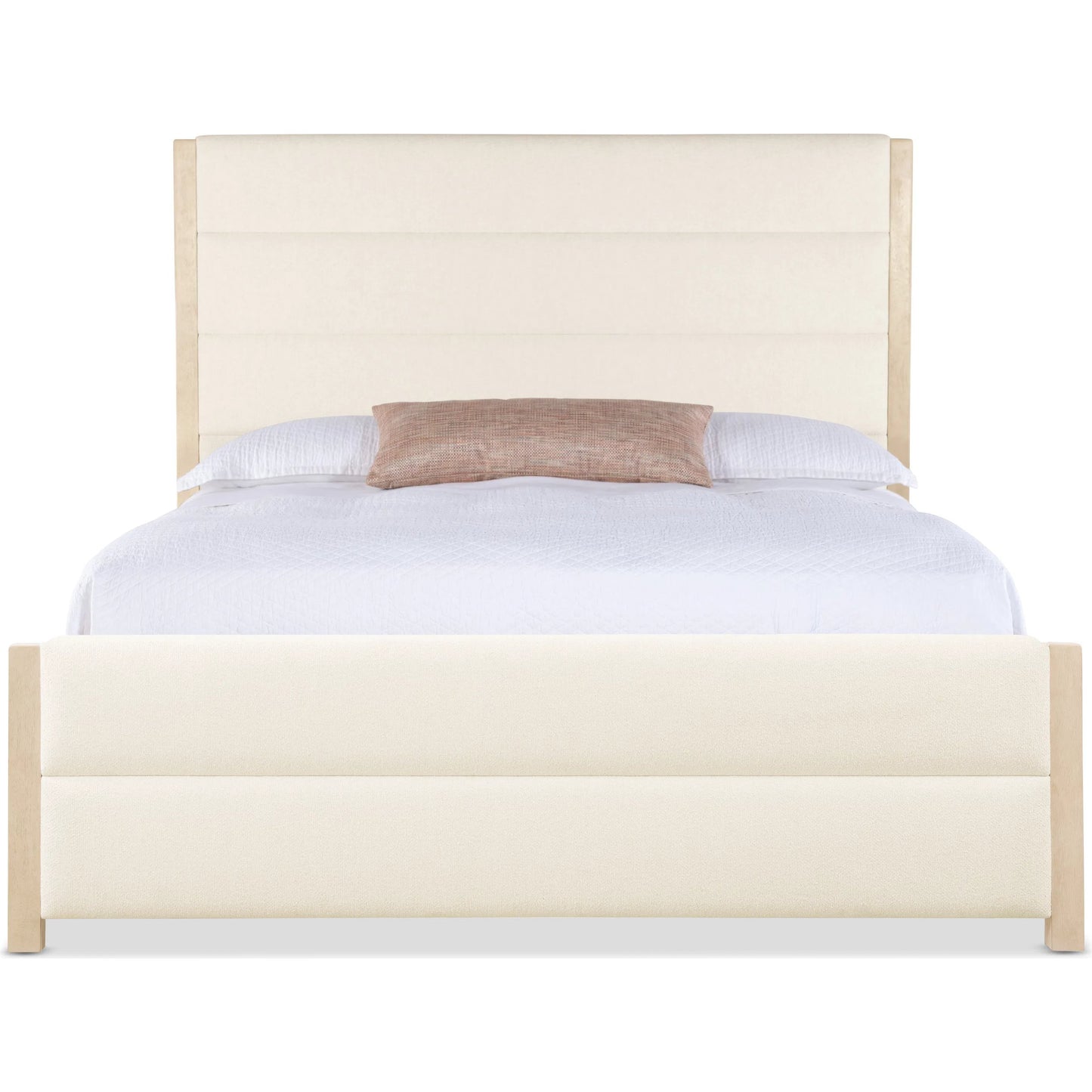 002 SI-2353984,SI-2353985,SI-2353986 | Additional Silo | Westwood Upholstered Bed by Hooker Furniture in trendy snow and polished limestone. Made from oak veneers, fabric in a transitional style.