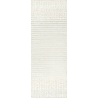 Lyna Rug by Livabliss in white, off-white. Made from main: 70% polypropylene, main: 30% polyester in a modern style.