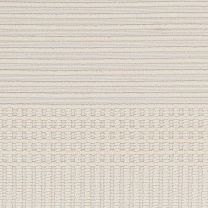 Lyna Rug by Livabliss in white, off-white. Made from main: 70% polypropylene, main: 30% polyester in a modern style.