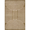 Beige, Brown / 2' x 2'10"