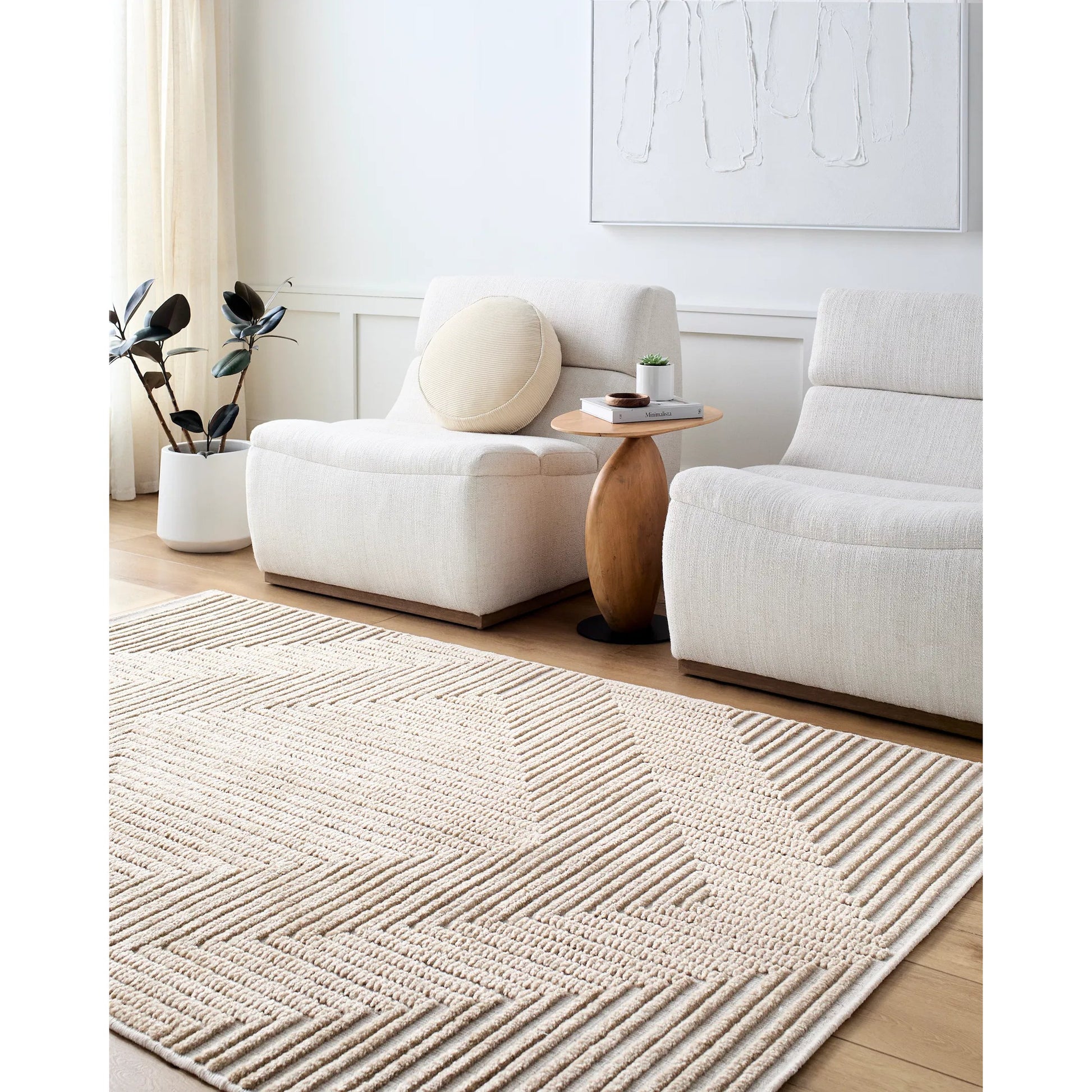 Lyna Rug - 537555 by Livabliss. Made from polypropylene, chenille-polyester in a unique style.