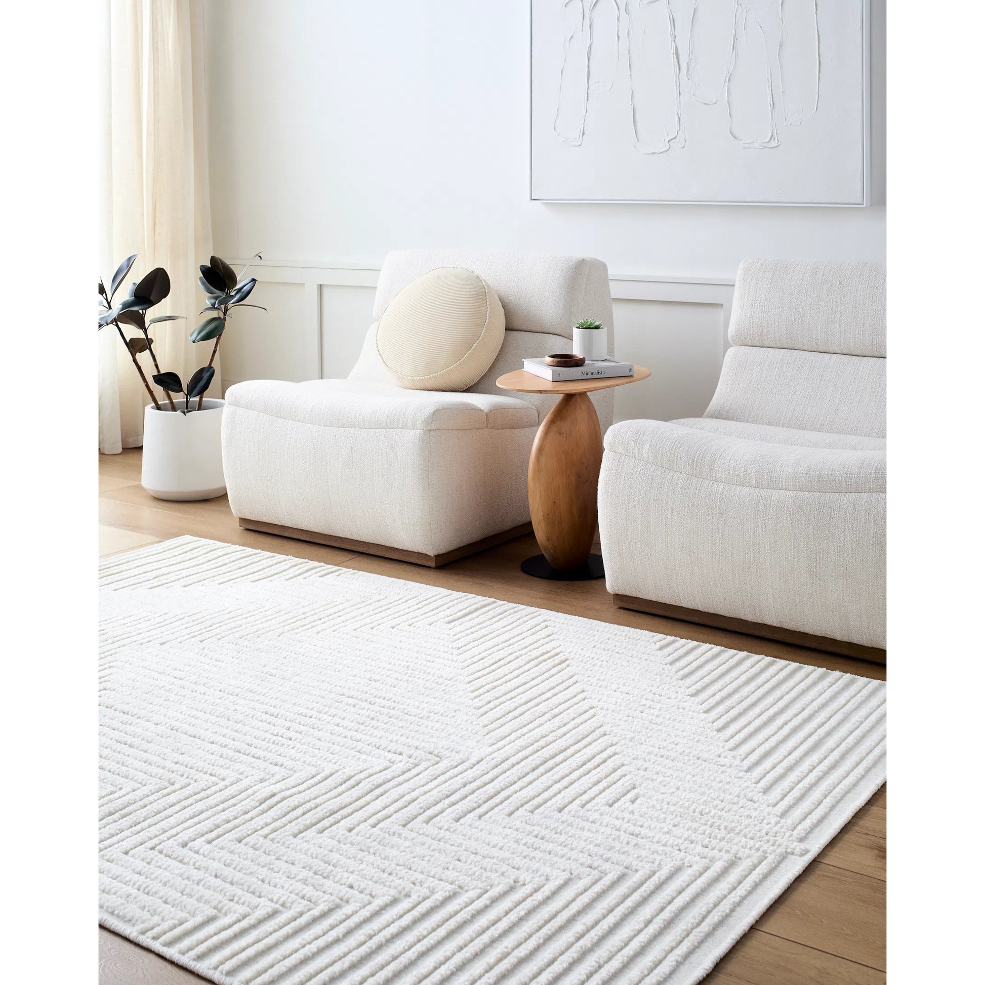 Lyna Rug - 537555 by Livabliss. Made from polypropylene, chenille-polyester in a unique style.