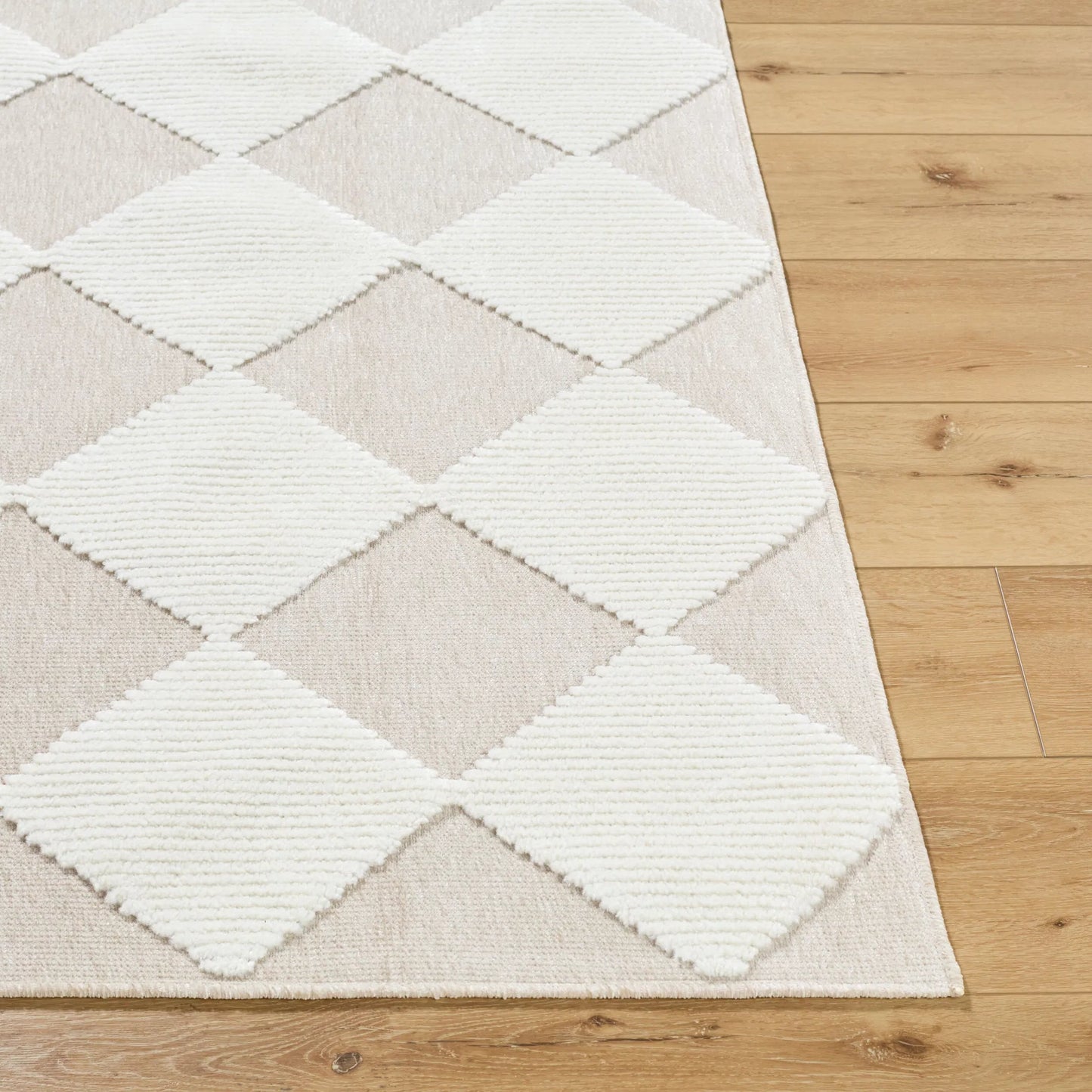 014 SI-2349423,SI-2349424 | Closeup | Lyna LYA-2348 Rug by Livabliss. Made from polypropylene, chenille-polyester in a unique style.