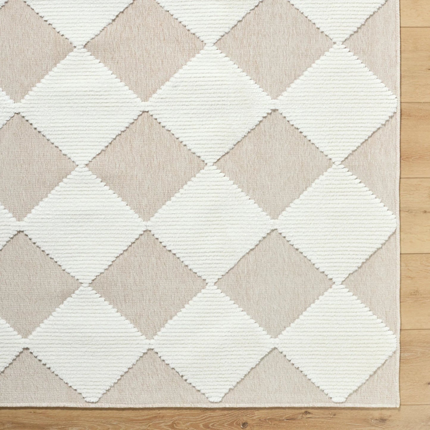 017 SI-2349423,SI-2349424 | Closeup | Lyna LYA-2348 Rug by Livabliss. Made from polypropylene, chenille-polyester in a unique style.