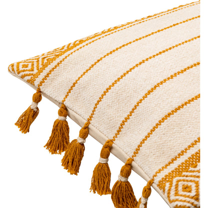 Layton Pillow - 27350 by Surya in light beige, taupe. Made from front: 100% cotton, back: 100% cotton in a modern style.