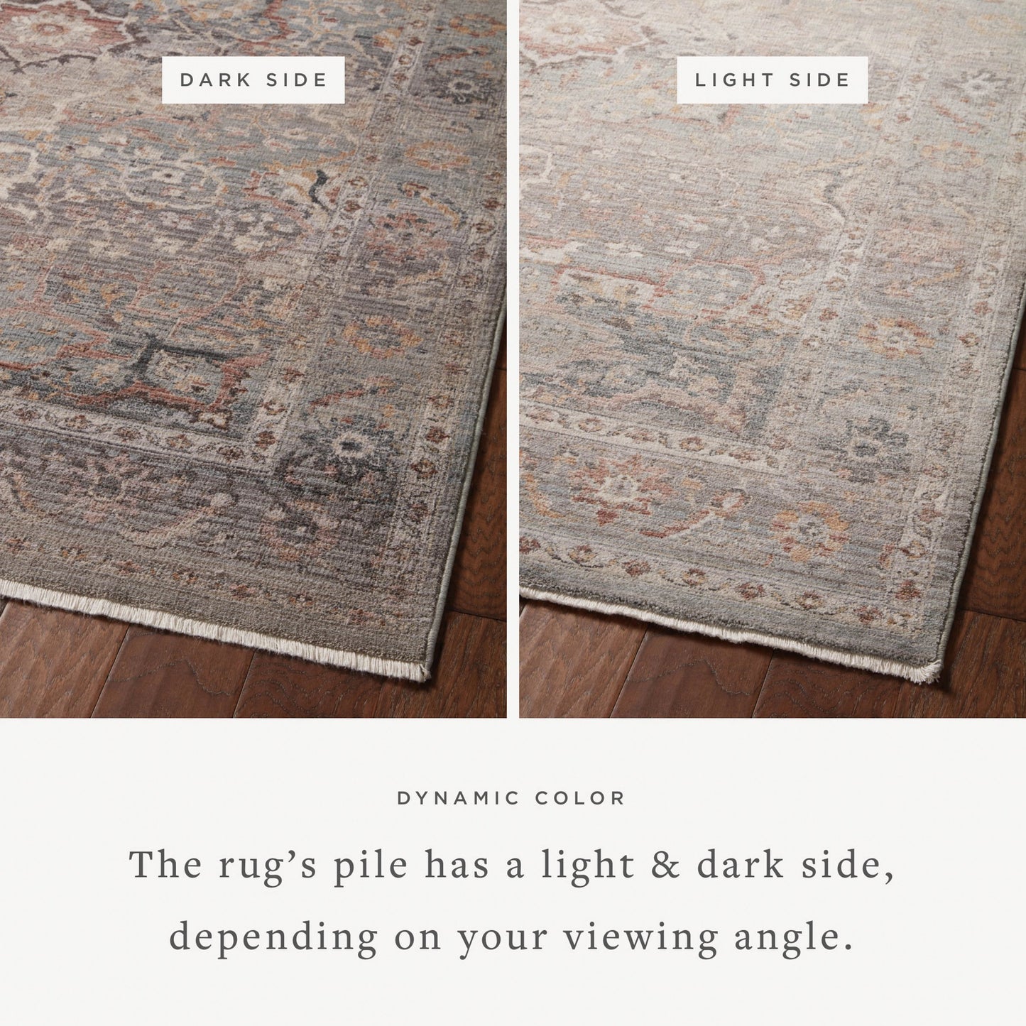 002 SI-1993092,SI-1993093,SI-1993094,SI-1993095,SI-1993096,SI-1993097,SI-1993098,SI-1993099,SI-1993101,SI-1993102,SI-1993103 | Closeup | Lyra LYR-03 Rug by Loloi in sky, multi. Made from 100% polyester in a unique style.