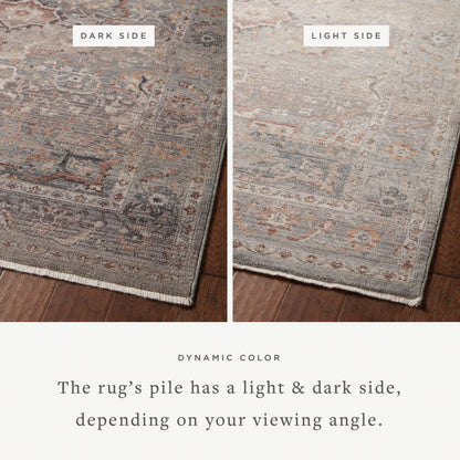 Lyra LYR-03 Rug by Loloi in sky, multi. Made from 100% polyester in a unique style.