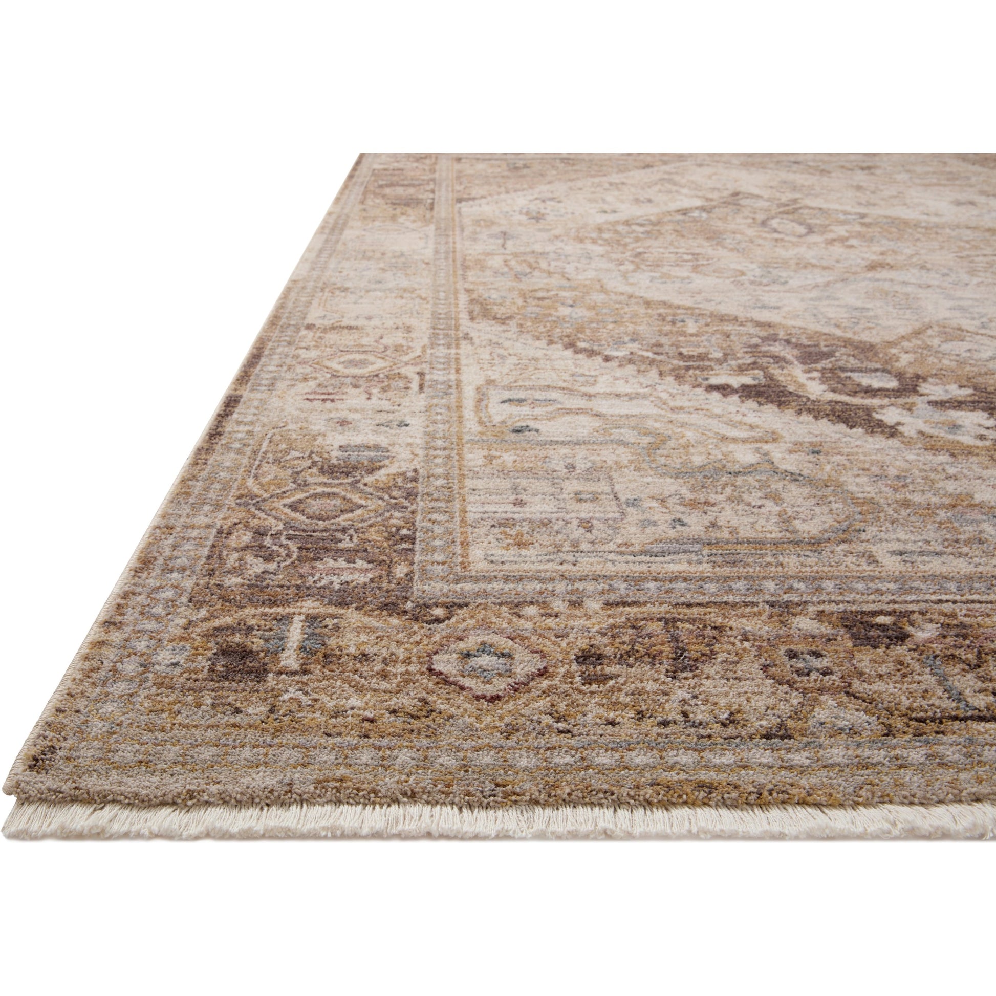 Lyra LYR-07 Rug by Loloi in natural, mocha. Made from 100% polyester in a unique style.