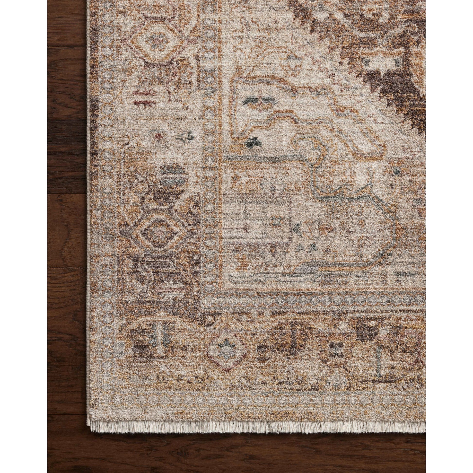 Lyra LYR-07 Rug by Loloi in natural, mocha. Made from 100% polyester in a unique style.