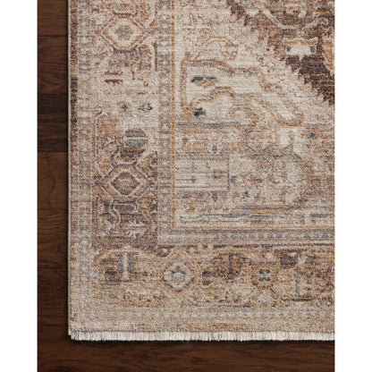 Lyra LYR-07 Rug by Loloi in natural, mocha. Made from 100% polyester in a unique style.