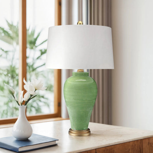 Bossa Nova Lamp by Bradburn Home. Made from ceramic in a unique style.