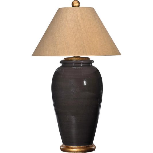 001 SI-1771323 | Additional Silo | Montecito Lamp by Bradburn Home in chocolate. Made from ceramic in a unique style.