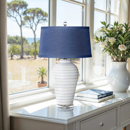 Newport Beach Couture Lamp by Bradburn Home. Made from ceramic in a eclectic & global style.