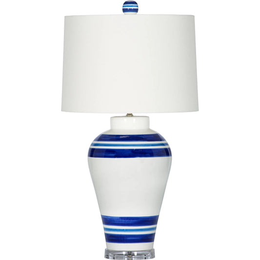 Oxford Lamp by Bradburn Home. Made from ceramic in a unique style.