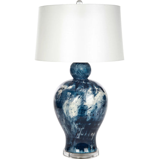 Marble Cove Lamp by Bradburn Home. Made from ceramic in a unique style.