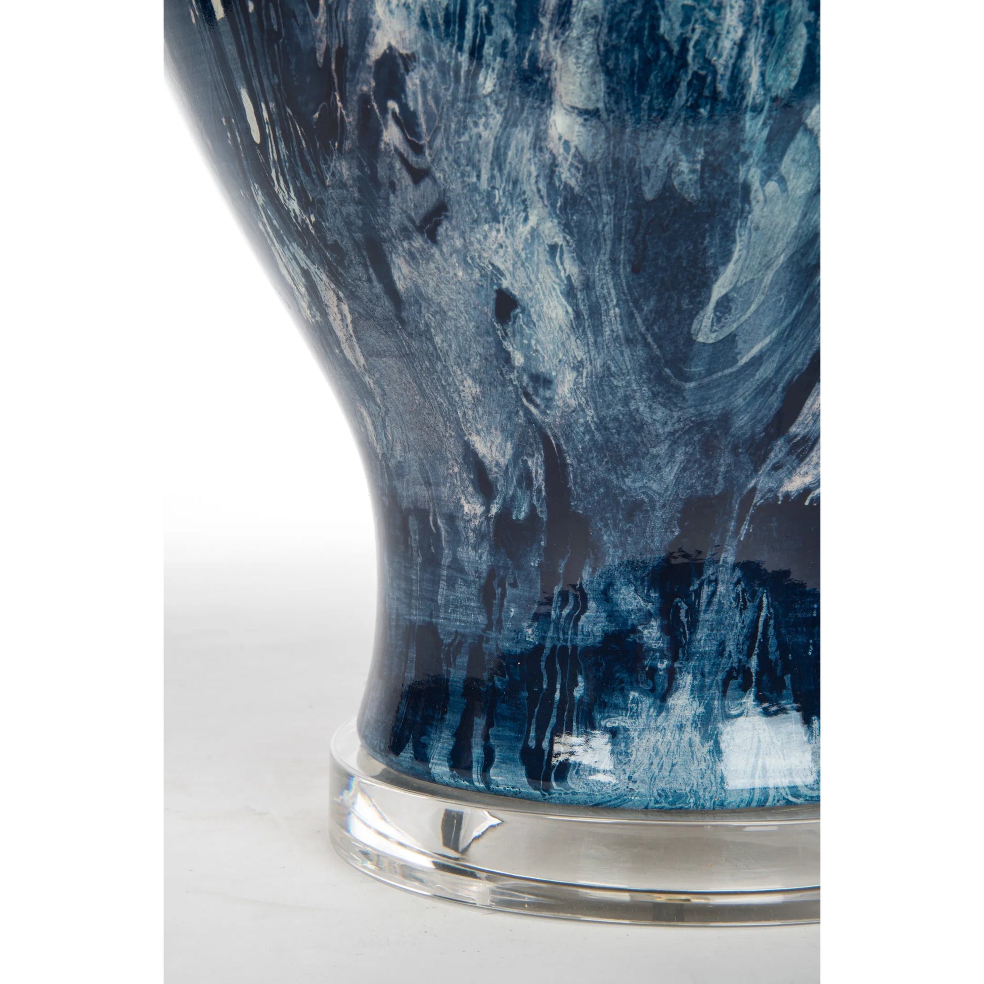 Marble Cove Couture Lamp by Bradburn Home. Made from ceramic in a unique style.