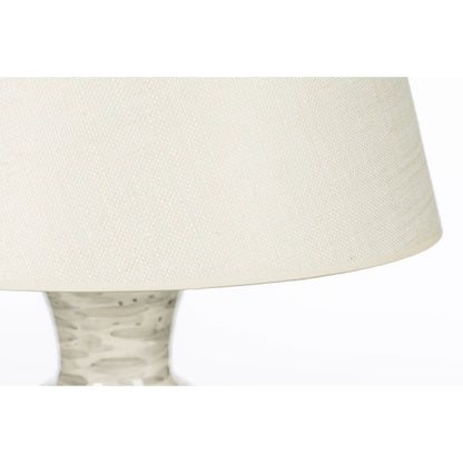 Wind Swept Gray Lamp by Bradburn Home. Made from ceramic in a unique style.
