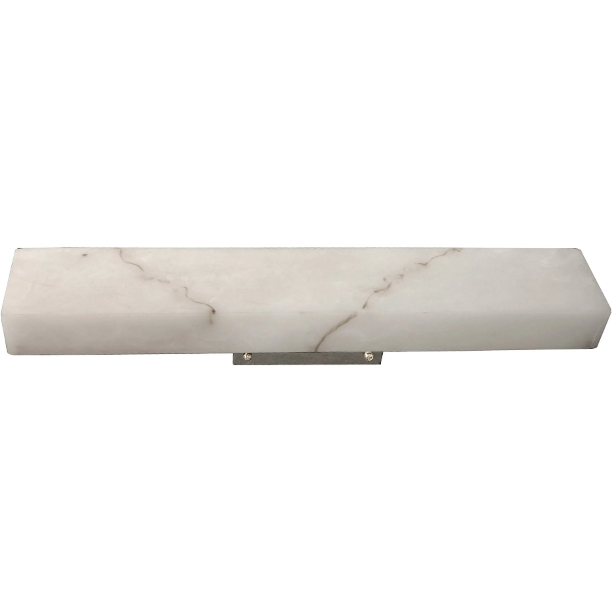 Stein Linear Sconce by Noir in light stone, silver. Made from artificial stone in a modern style.