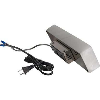 Stein Linear Sconce by Noir in light stone, silver. Made from artificial stone in a modern style.