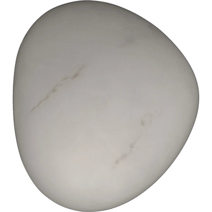 Stein Pebble Sconce by Noir in light stone, silver. Made from artificial stone in a modern style.