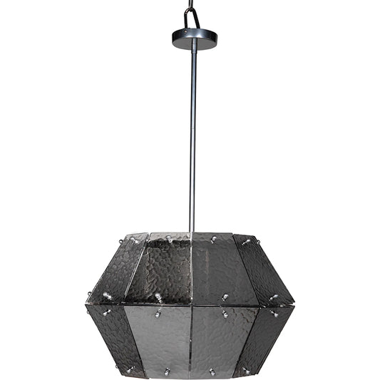 Obsidian Chandelier by Noir. Made from unique in a traditional style.