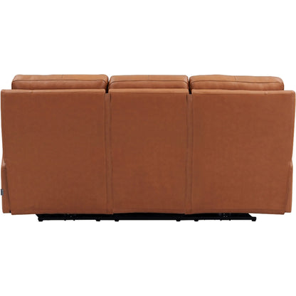 Venice 3-Seat Zero Gravity Leather Sofa by Hydeline in nutmeg brown. Made from leather, pu leather, solid hardwood kiln dried in a traditional style.