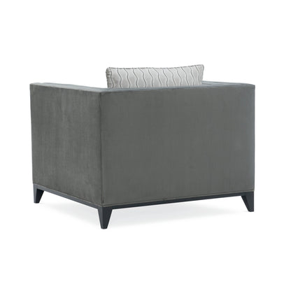 Grace Chair by Caracole in natural and satin ebony. Made from birch in a transitional style.