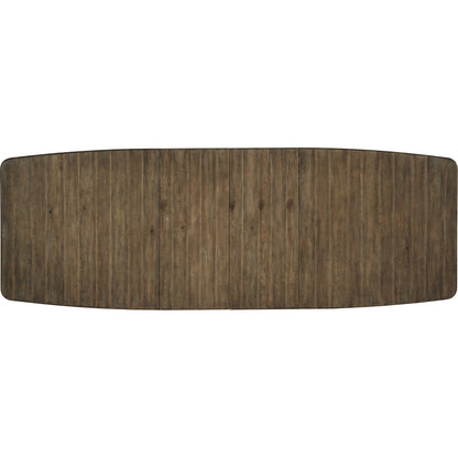 Sundance Dining Table by Hooker Furniture in cliffside. Made from pecan veneers with solid-wood edge top in a cottage & farmhouse style.
