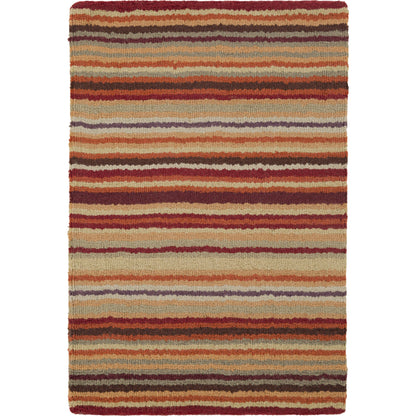 Mystique Rug - 97 by Surya in purple, dusty pink, beige, charcoal, burnt orange, seafoam. Made from 100% wool in a unique style.