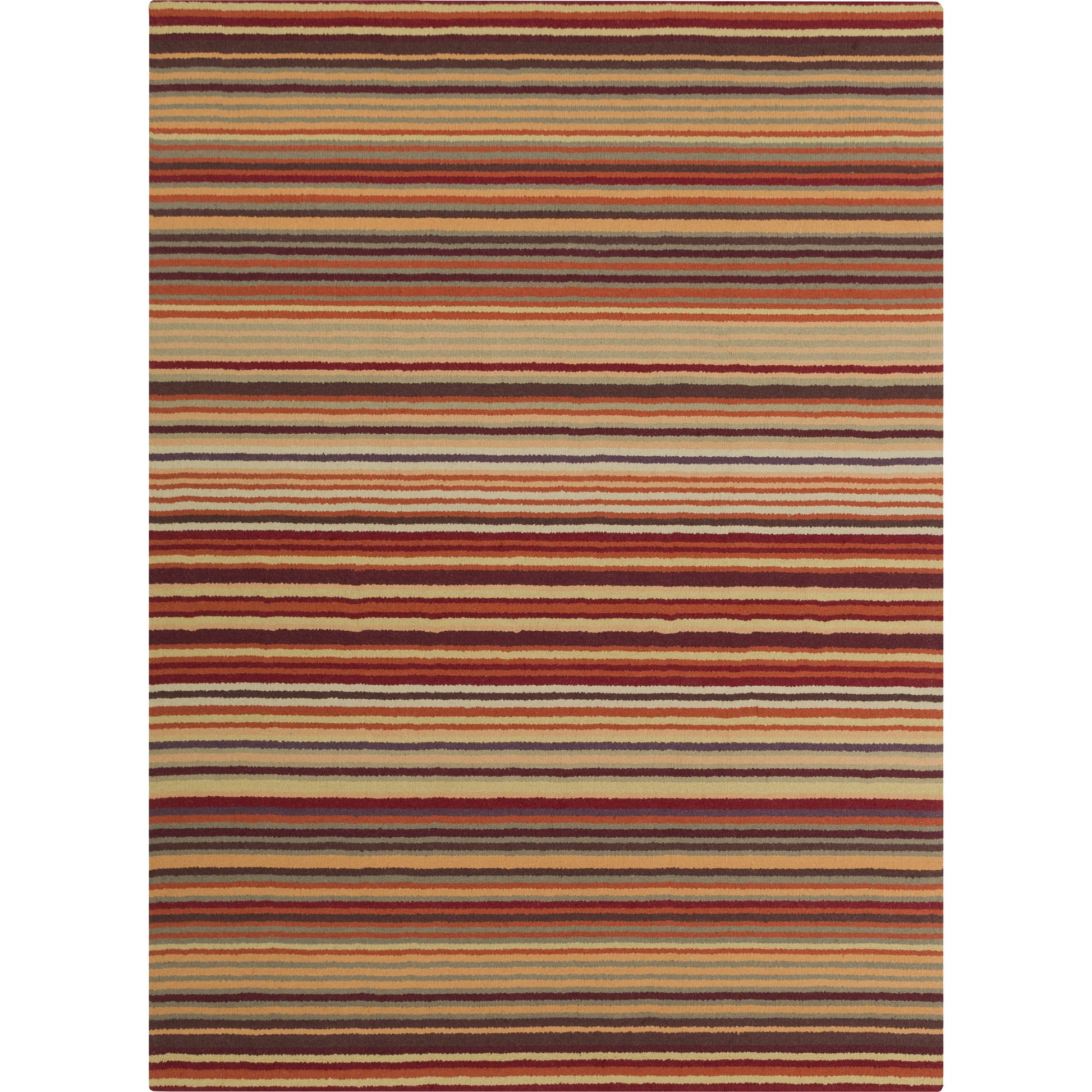 Mystique Rug - 97 by Surya in purple, dusty pink, beige, charcoal, burnt orange, seafoam. Made from 100% wool in a unique style.