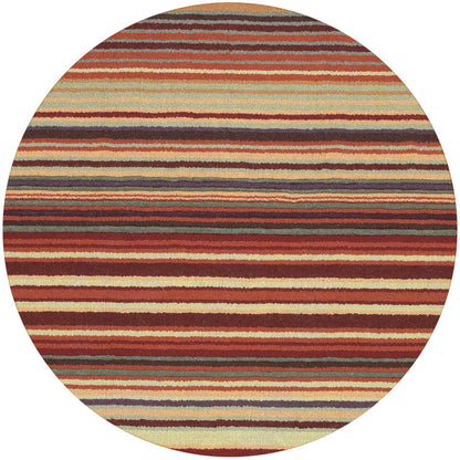Mystique Rug - 97 by Surya in purple, dusty pink, beige, charcoal, burnt orange, seafoam. Made from 100% wool in a unique style.