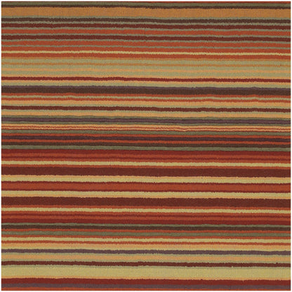 Mystique Rug - 97 by Surya in purple, dusty pink, beige, charcoal, burnt orange, seafoam. Made from 100% wool in a unique style.
