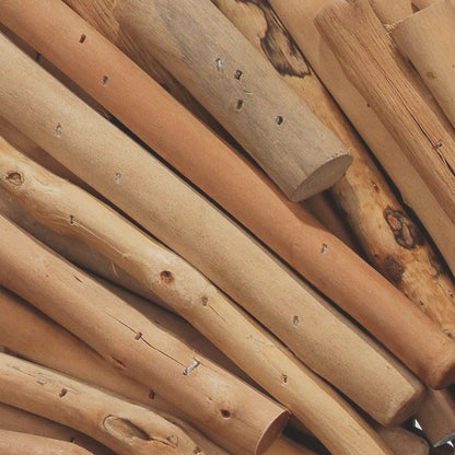 Driftwood Rectangle Mirror by Lifestyle by JY in natural driftwood. Made from wood, glass in a coastal style.