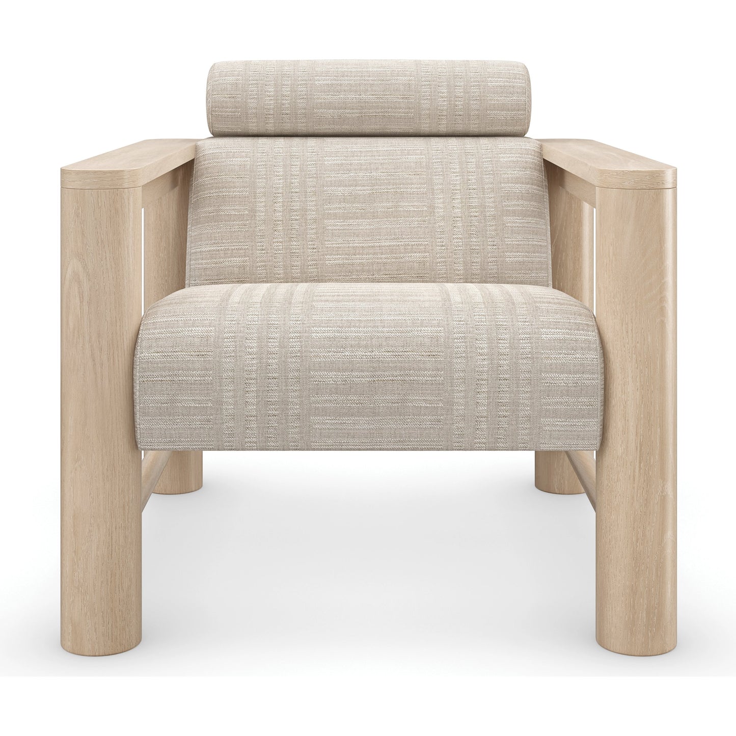 003 SI-2095973 | Additional Silo | Unity Chair by Caracole in natural oak, lucent bronze metallic paint. Made from oak, metal in a modern style.