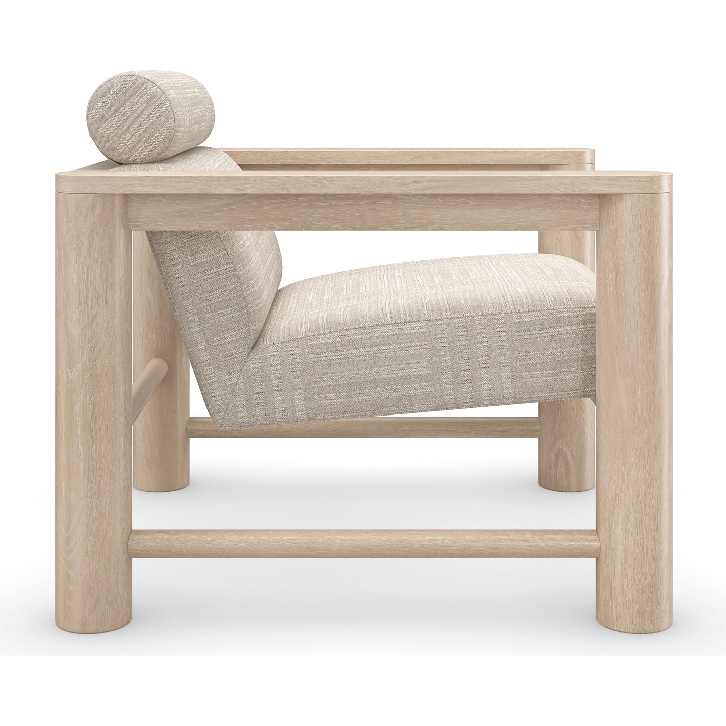 005 SI-2095973 | Additional Silo | Unity Chair by Caracole in natural oak, lucent bronze metallic paint. Made from oak, metal in a modern style.