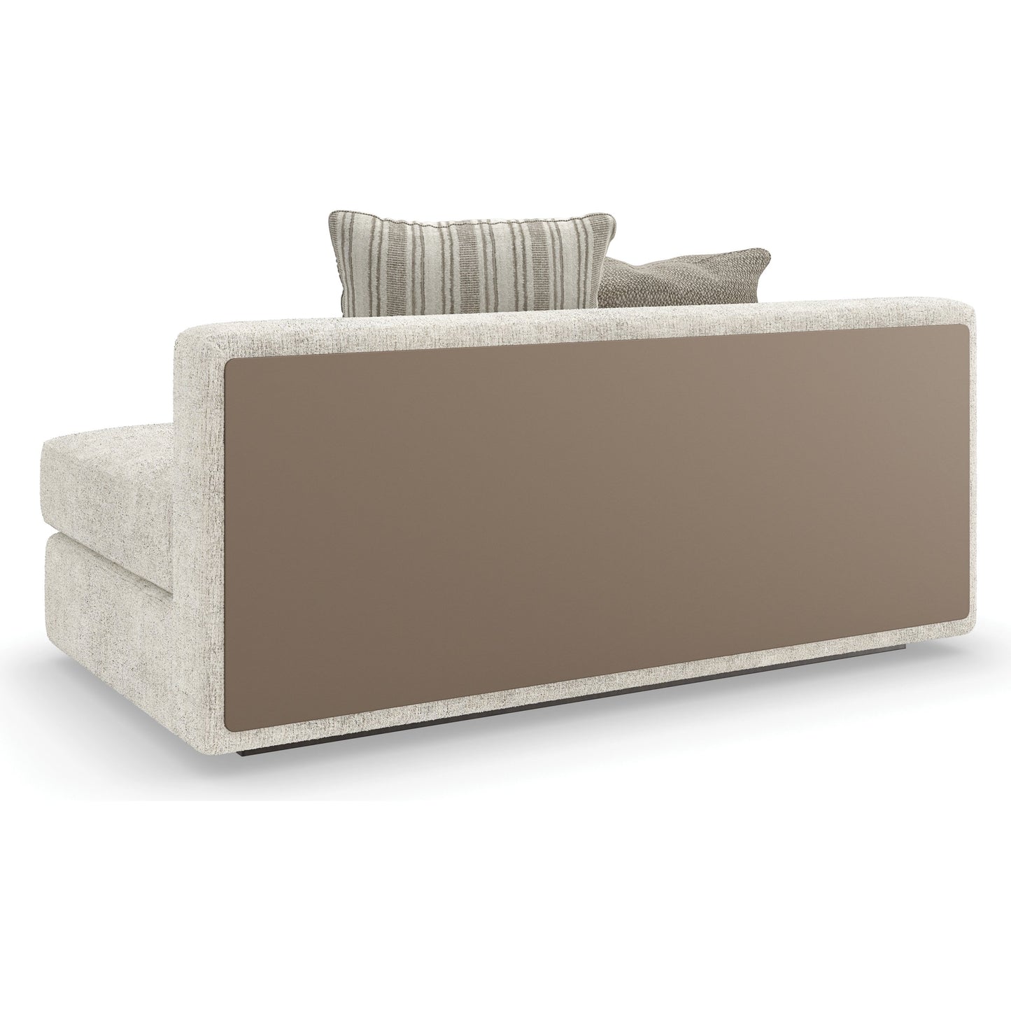 002 SI-2095975 | Additional Silo | Unity Armless Loveseat by Caracole in cream. Made from asian hardwood in a modern style.