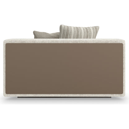 Unity Wedge by Caracole in cream. Made from asian hardwood in a modern style.
