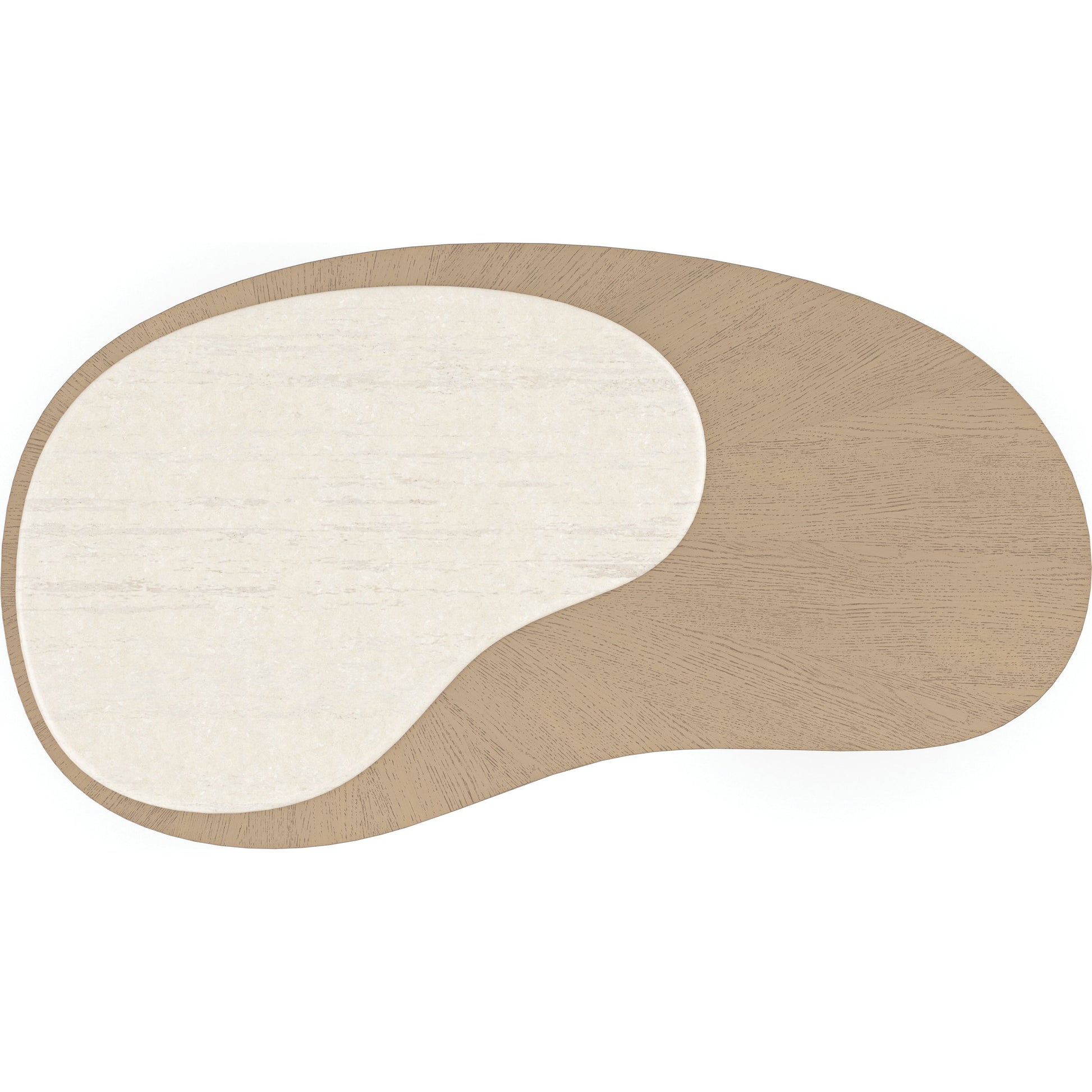 Contrast Cocktail Table by Caracole in cinder, lucent bronze oak. Made from oak, stone, quartersawn oak in a modern style.