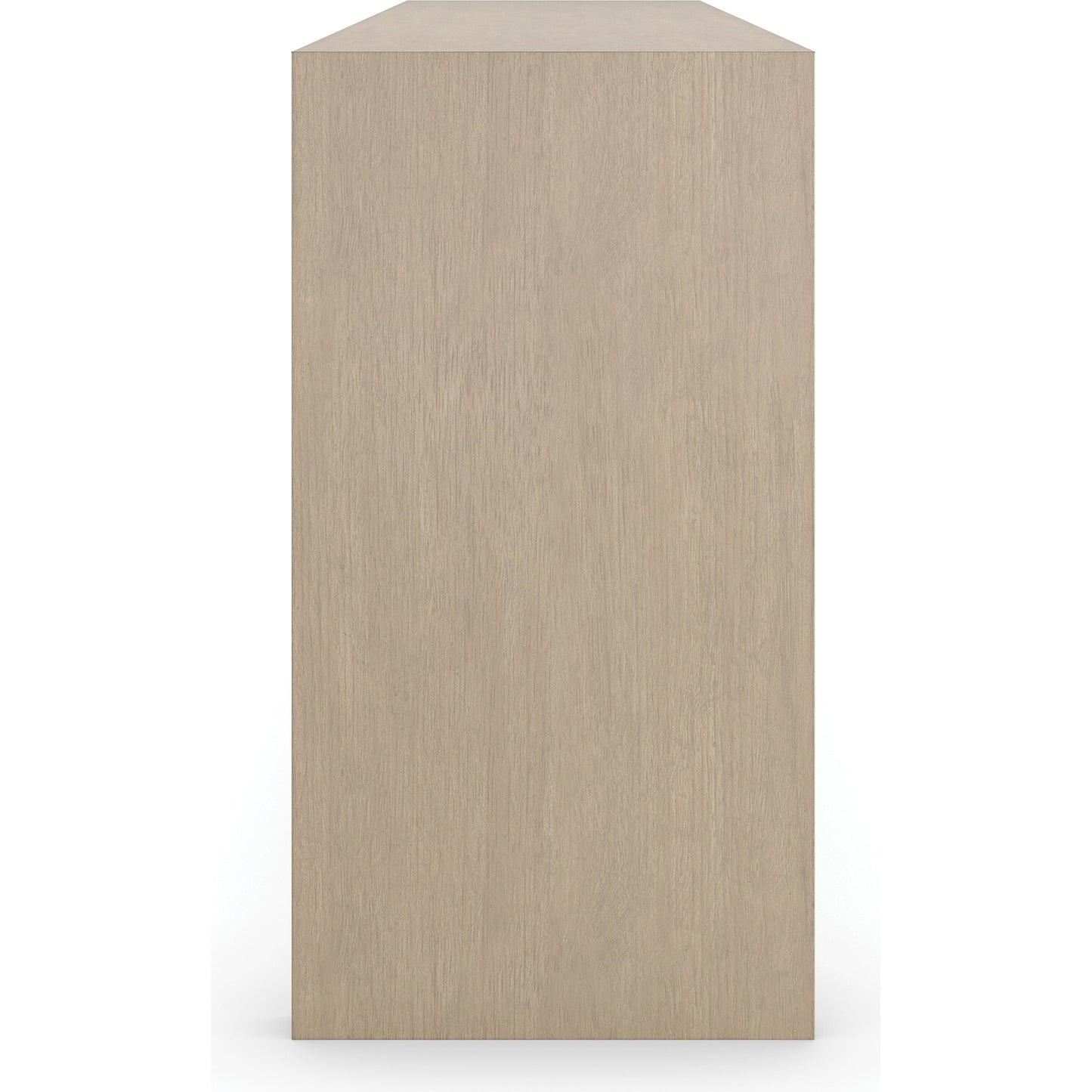 004 SI-2095993 | Additional Silo | Unity Credenza by Caracole in sun drenched oak, lucent bronze plated metal. Made from oak, quartersawn oak in a modern style.