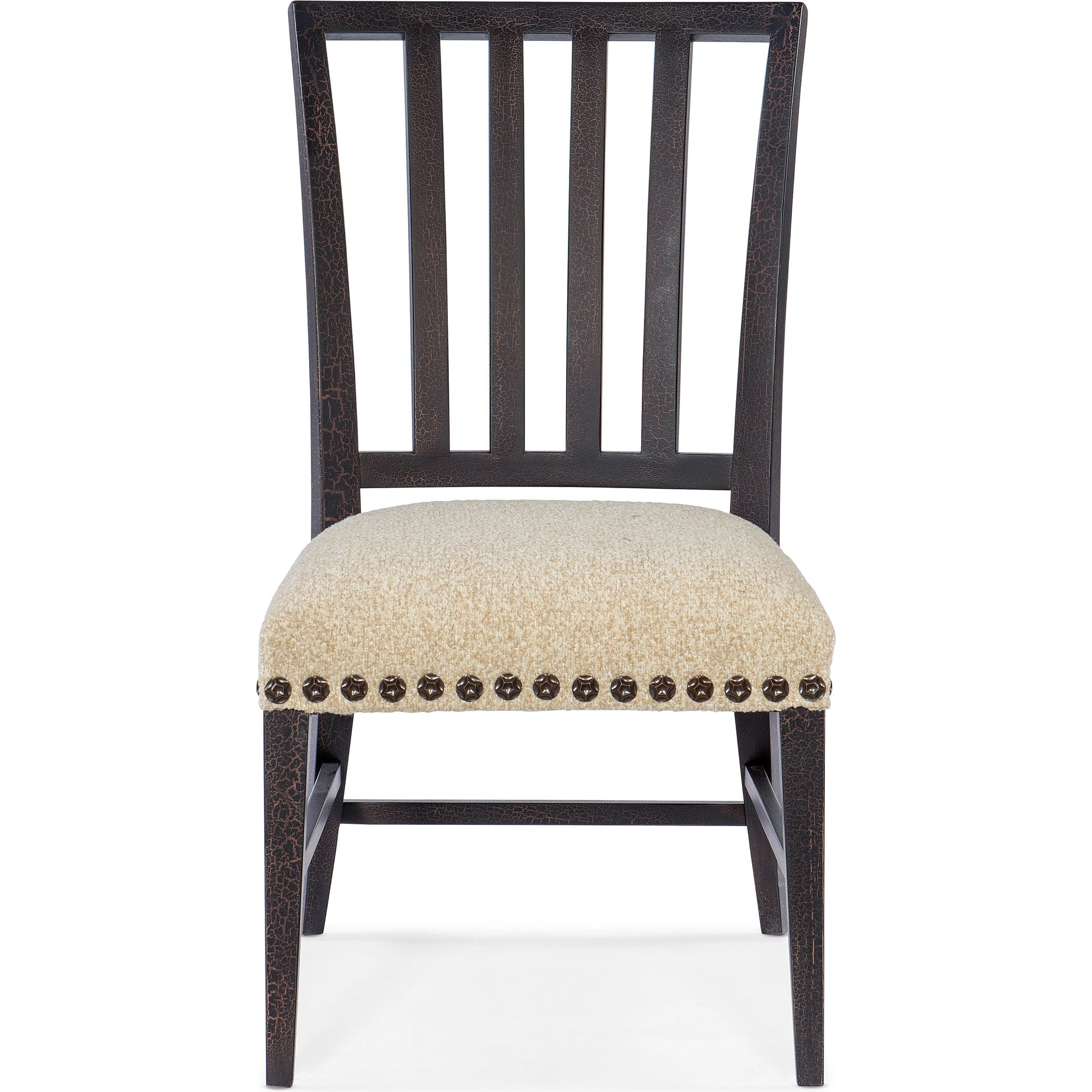 Big Sky Side Chair (Set of 2) by Hooker Furniture in beige. Made from wood, fabric, nailheads in a transitional style.