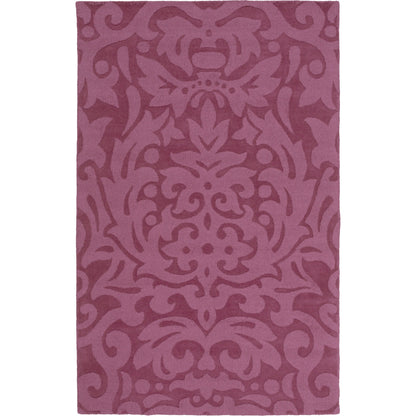 Mystique Rug - 649 by Surya in plum. Made from 100% wool in a unique style.