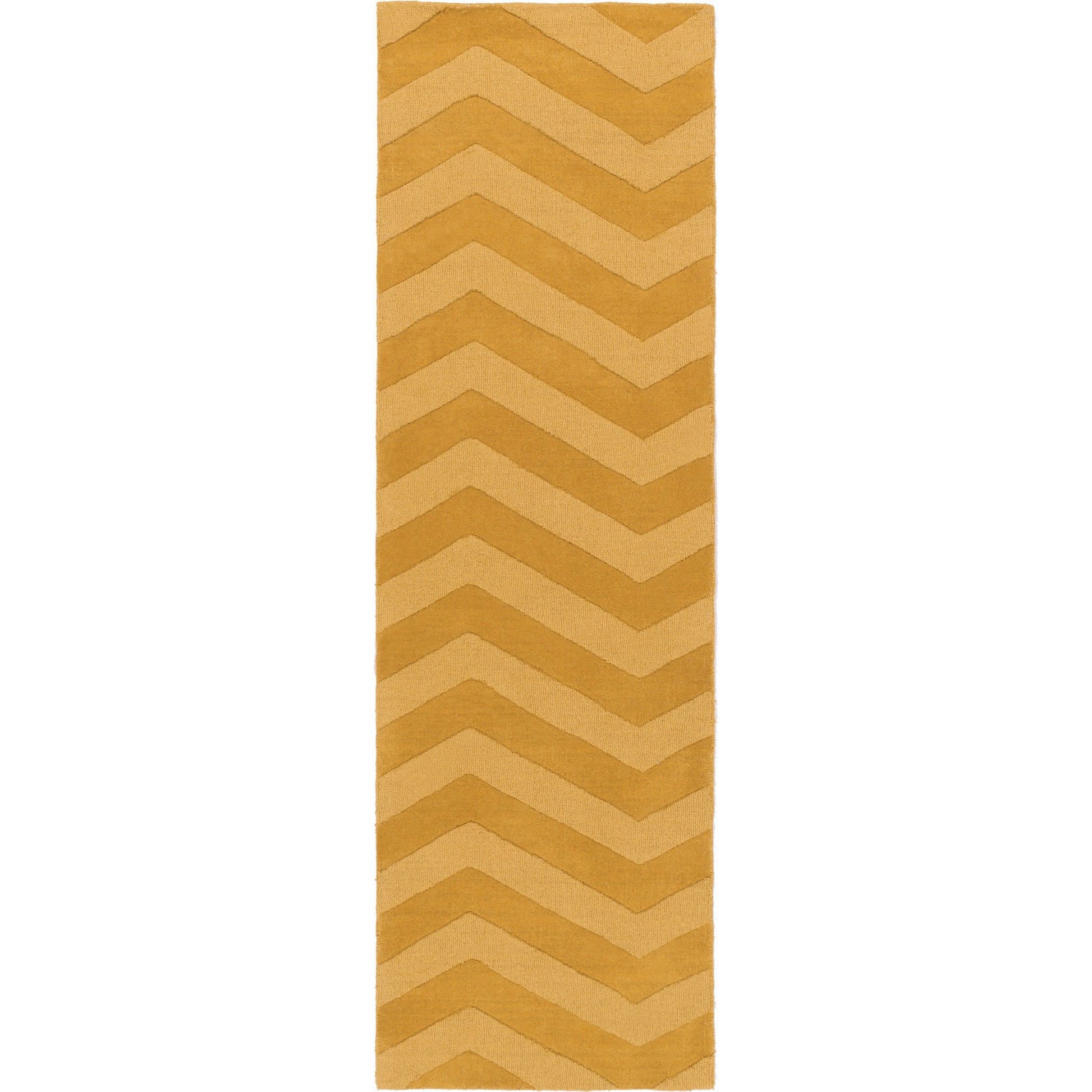 Mystique Rug - 1873 by Surya in mustard. Made from 100% wool in a unique style.