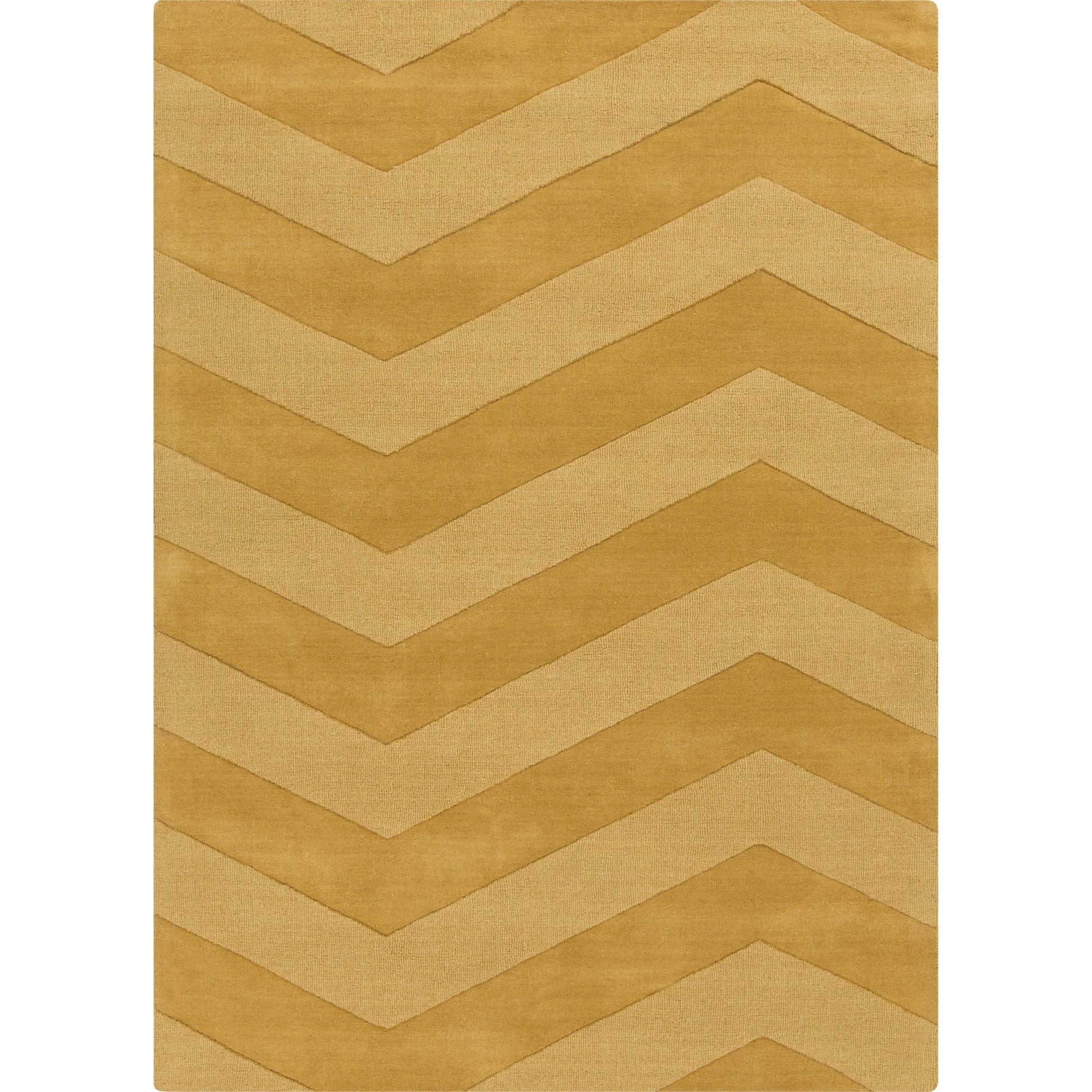 Mystique Rug - 1873 by Surya in mustard. Made from 100% wool in a unique style.