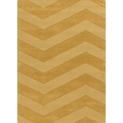 Mystique Rug - 1873 by Surya in mustard. Made from 100% wool in a unique style.