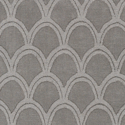 Mystique Rug - 12908 by Surya in medium gray. Made from 100% wool in a unique style.