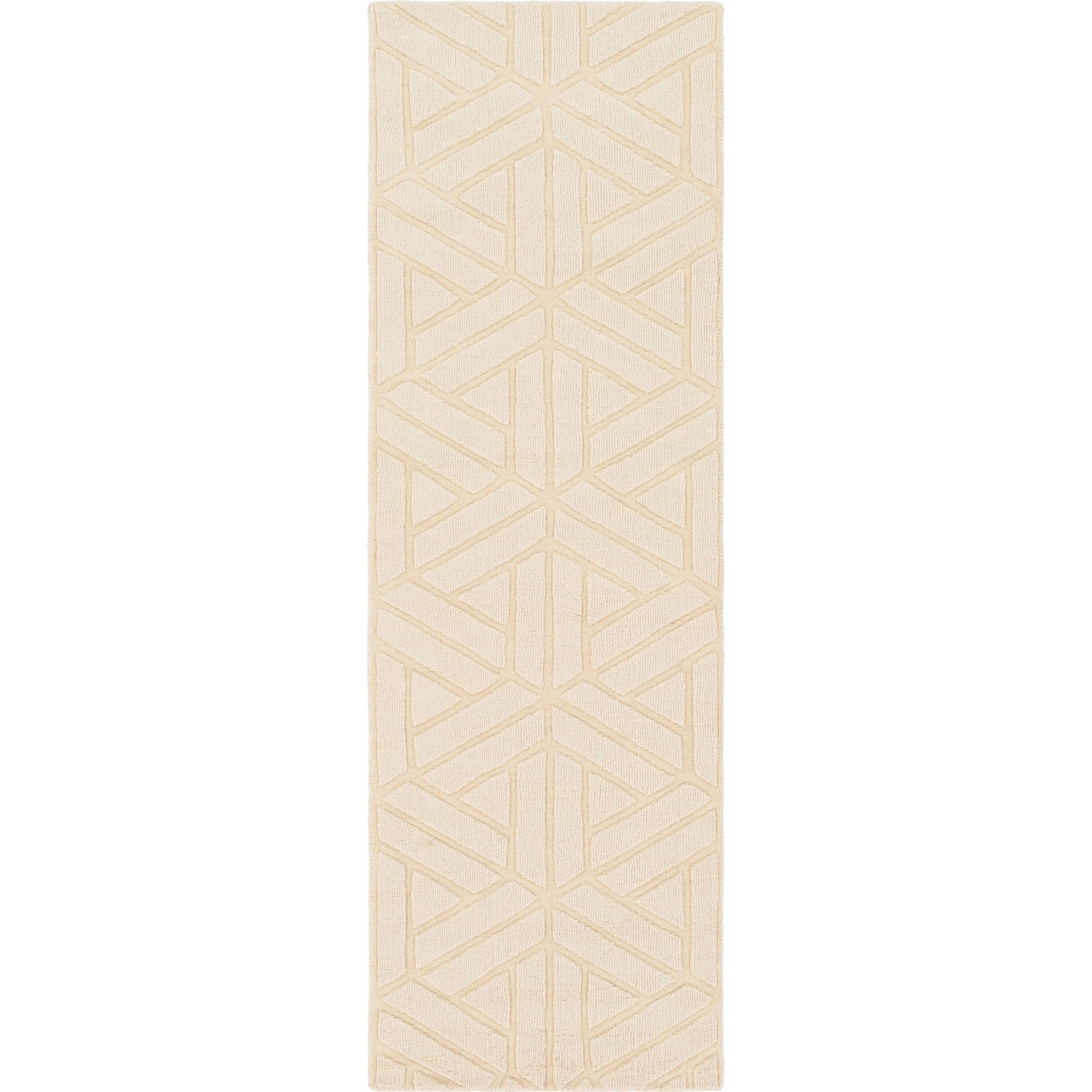 Mystique Rug - 14833 by Surya in ivory. Made from 100% wool in a unique style.