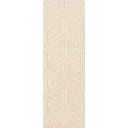 Mystique Rug - 14833 by Surya in ivory. Made from 100% wool in a unique style.