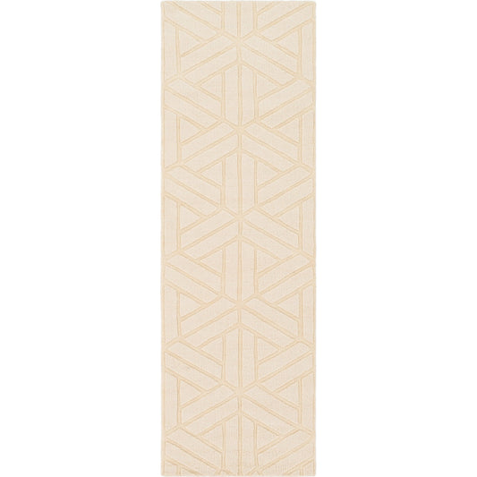 Mystique Rug - 14833 by Surya in ivory. Made from 100% wool in a unique style.