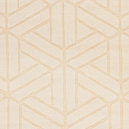 Mystique Rug - 14833 by Surya in ivory. Made from 100% wool in a unique style.